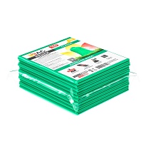 Мешки для мусора 160 л, зеленые, в пачке 10 шт., ПВД, 40 мкм, 900х1100 мм, i-Bag в Коврове