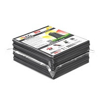 Мешки для мусора 160 л, серые, в пачке 10 шт., ПВД, 40 мкм, 900х1100 мм, i-Bag в Коврове