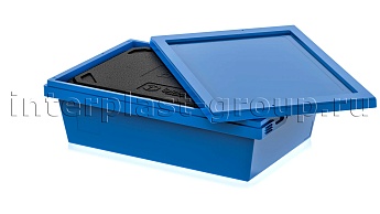 Изотермический контейнер KV 6416 в сборе с крышкой голубой в Коврове