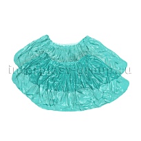 Бахилы бирюзовые 2000 шт (1000 пар), 16 мкм, однослойные, с одной резинкой, Эконом в Коврове Бахилы бирюзовые 2000 шт (1000 пар), 16 мкм, однослойные, с одной резинкой, Эконом в Коврове