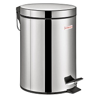 Ведро-контейнер для мусора (урна) с педалью LAIMA Classic, 3 л, со съемным внутренним ведром в Коврове