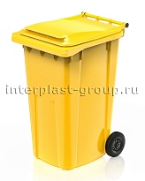Контейнер для мусора 240 л желтый облегченный 240 желтый в Коврове