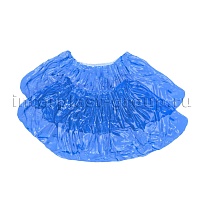 Бахилы голубые 2000 шт (1000 пар), 16 мкм, однослойные, с одной резинкой, Эконом в Коврове Бахилы голубые 2000 шт (1000 пар), 16 мкм, однослойные, с одной резинкой, Эконом в Коврове