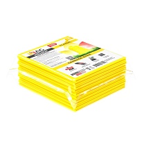 Мешки для мусора 160 л, желтые, в пачке 10 шт., ПВД, 40 мкм, 900х1100 мм, i-Bag в Коврове