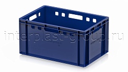 Ящик для мяса и колбасных изделий Е-3 темно-синий