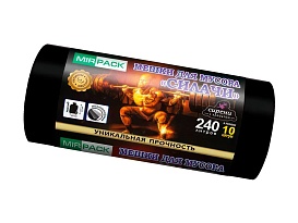 Мешки для мусора 240 л, ароматизированные, черные, в рулоне 10 шт., ПВД 40 мкм, 1500х1100 мм, СИЛАЧИ, sil24011110 в Коврове Мешки для мусора 240 л, ароматизированные, черные, в рулоне 10 шт., ПВД 40 мкм, 1500х1100 мм, СИЛАЧИ, sil24011110 в Коврове