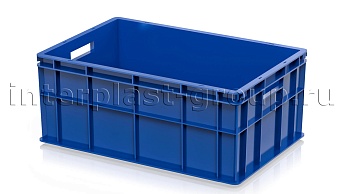 Ящик для молока, мяса, овощей и фруктов сплошной синий в Коврове Ящик для молока, мяса, овощей и фруктов сплошной синий в Коврове