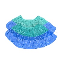 Бахилы бирюзово-синие 1000 шт (500 пар), 64 мкм, двойная подошва, двойная резинка, Особопрочные+ в Коврове