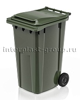 Контейнер для мусора 240 л зеленый облегченный 240 зеленый в Коврове